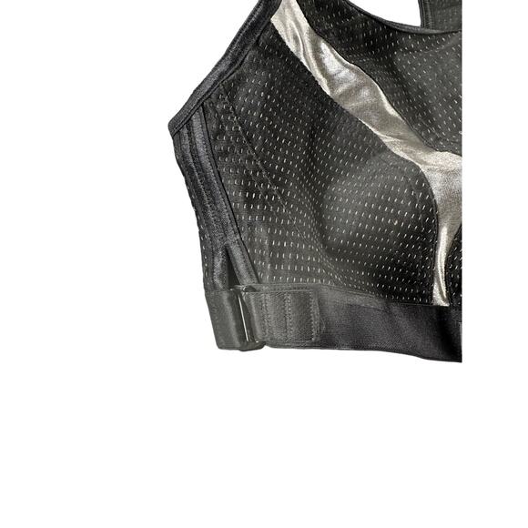 NWT Shock Absorber Black Medium Support Adjustable Bra Top Women's Size 34C - Picture 3 of 6